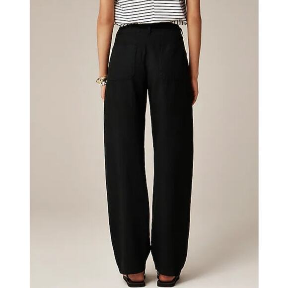 J Crew Superwide Leg Stratus City Twill Pants US Women's 10 New - Picture 1 of 7